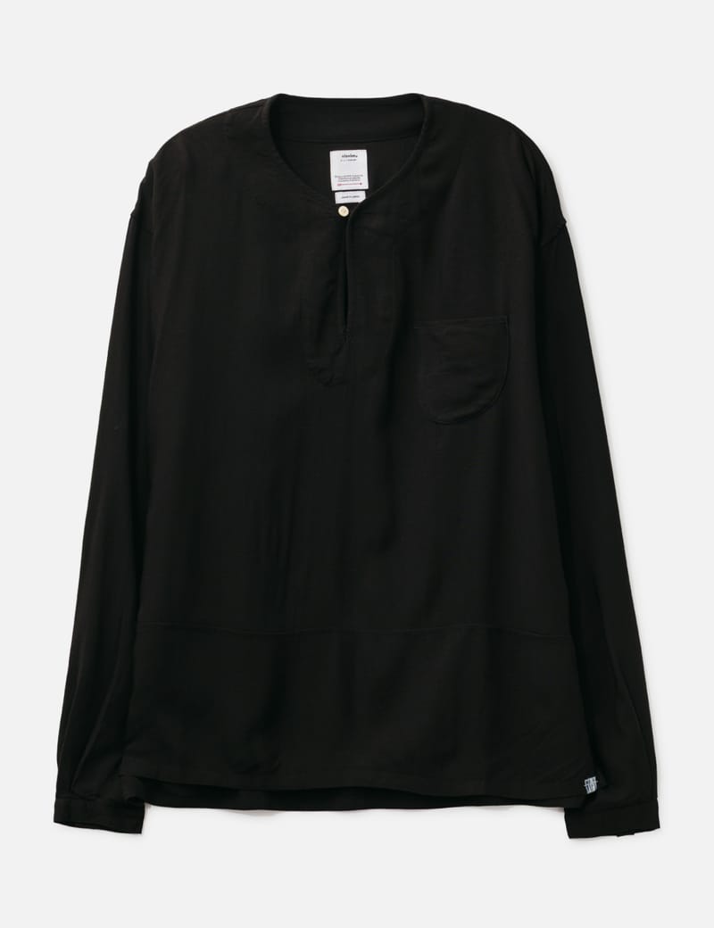 Visvim - VISVIM JUMBO SB SWEAT L/S CRASH in Black | HBX