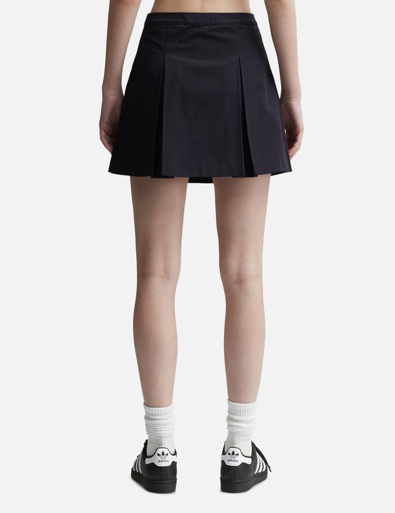 Sporty & Rich - Serif Logo Box Pleat Skirt | HBX - Globally