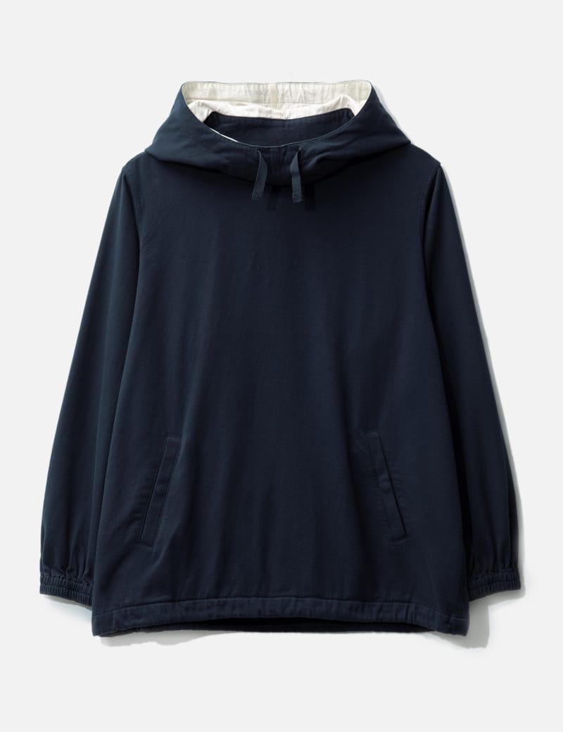 Nanamica - Cotton Wool Twill Hooded Pullover Parka | HBX