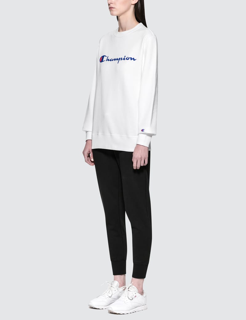 Champion Japan - Script Logo Sweatshirt | HBX - Globally
