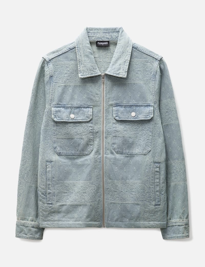 Pleasures - Merit Denim Work Jacket | HBX - Globally Curated