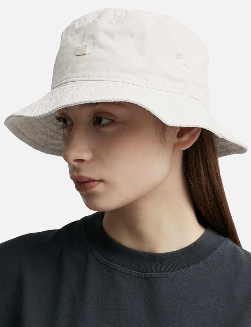 【新品未使用】ACNE STUDIOS バケットハット クリーム色 アクネ ストゥディオズ - バケットハット | HBX - ハイプ