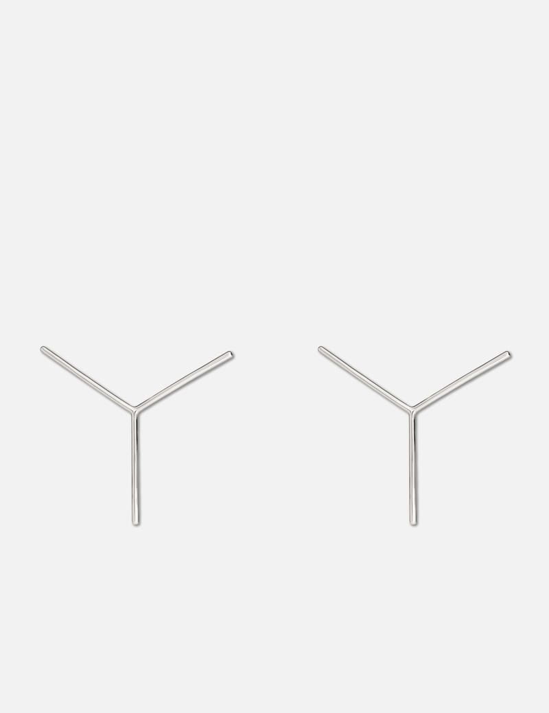 Y/PROJECT - MAXI Y EARRINGS | HBX - Globally Curated Fashion