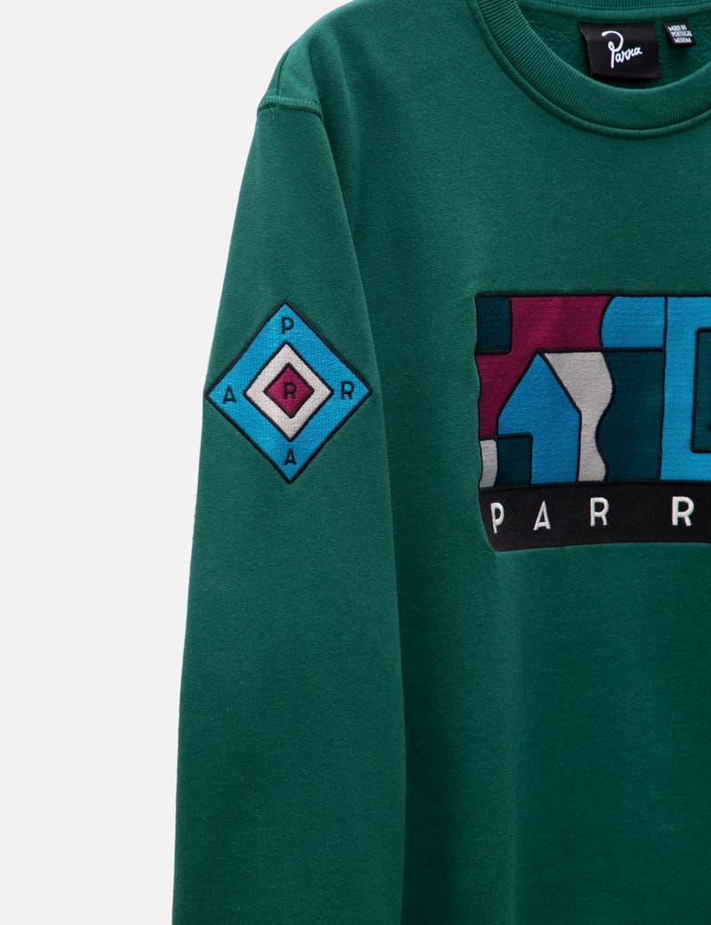 By Parra - blockhaus crew neck sweatshirt | HBX - Globally Curated
