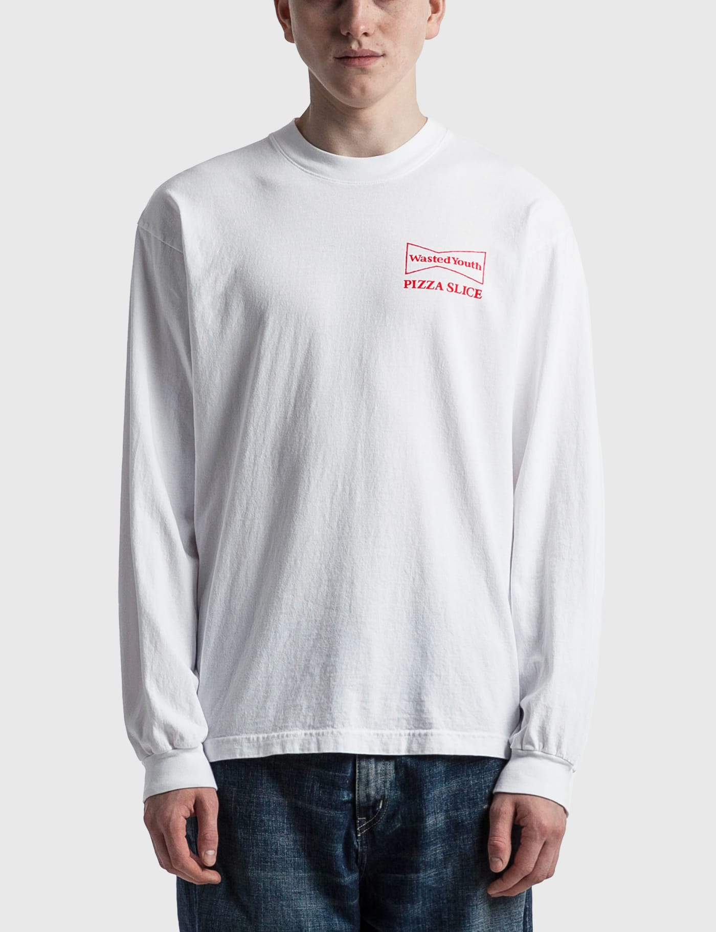 Wasted Youth - Wasted Youth x Pizza Slice Long Sleeve T-shirt