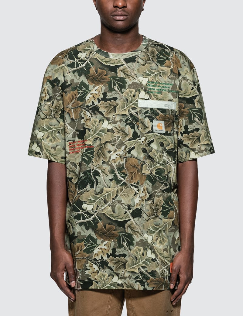 Heron Preston - Heron Preston X Carhartt Camo T-Shirt | HBX