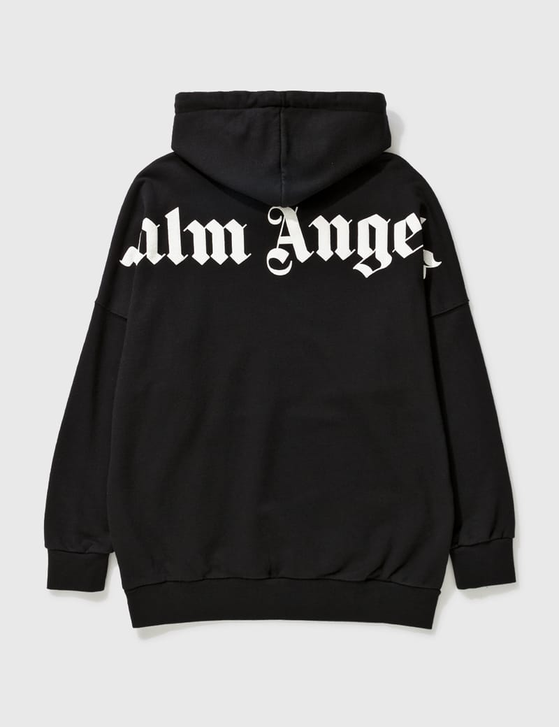 Palm Angels - Logo Over Hoodie | HBX - Globally Curated Fashion