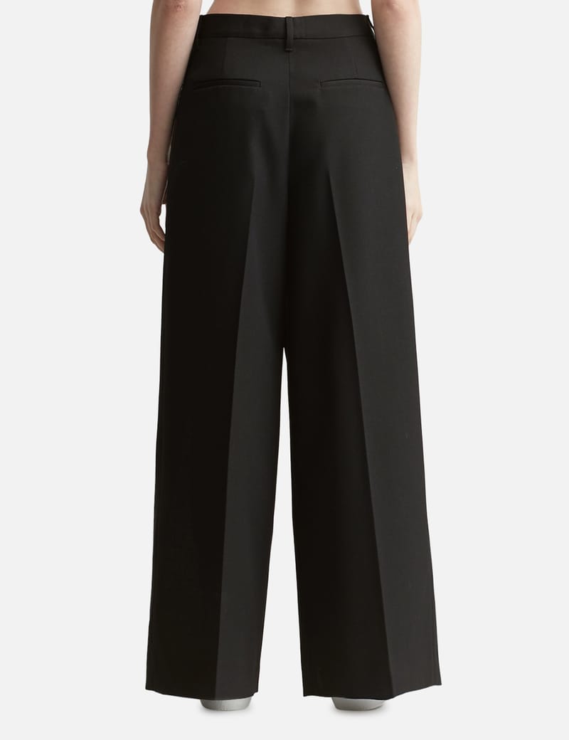 【送料&関税込】Burberry Wool Blend Wide-leg Pant Burberry Wide-leg wool blend pant | The Fashion Square