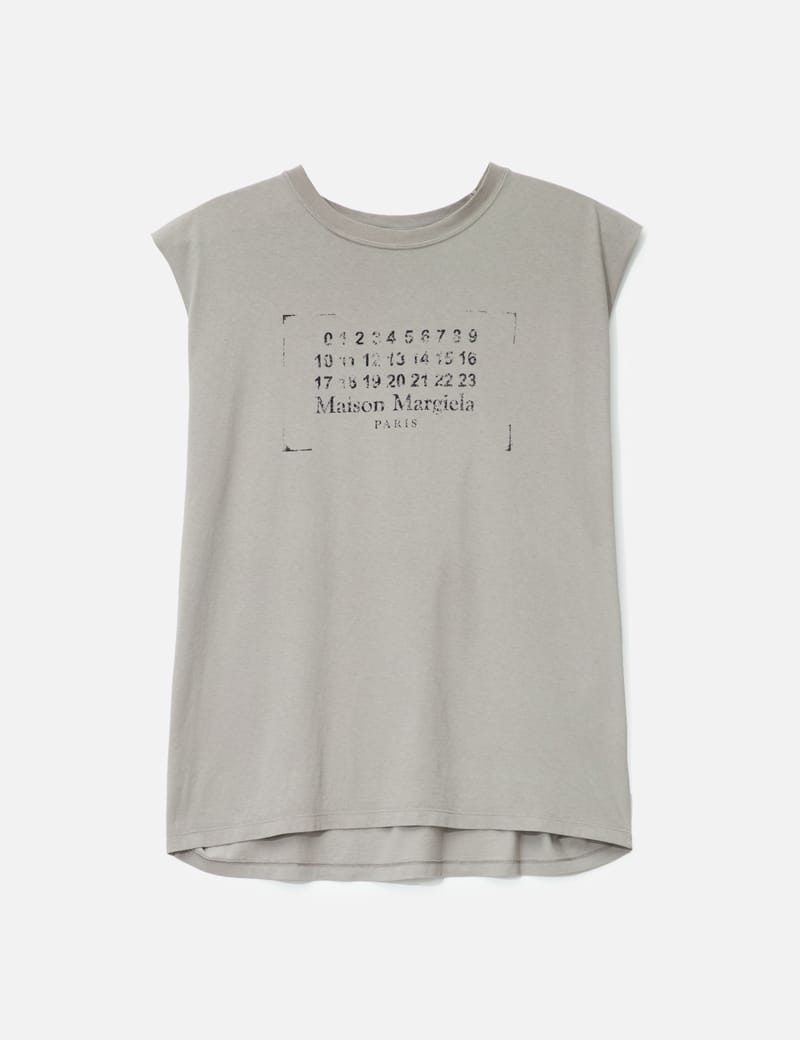 トップス HERMES by Margiela sleeveless shirt Hermès by Martin Margiela 1999 S/S Vintage Taupe Knit