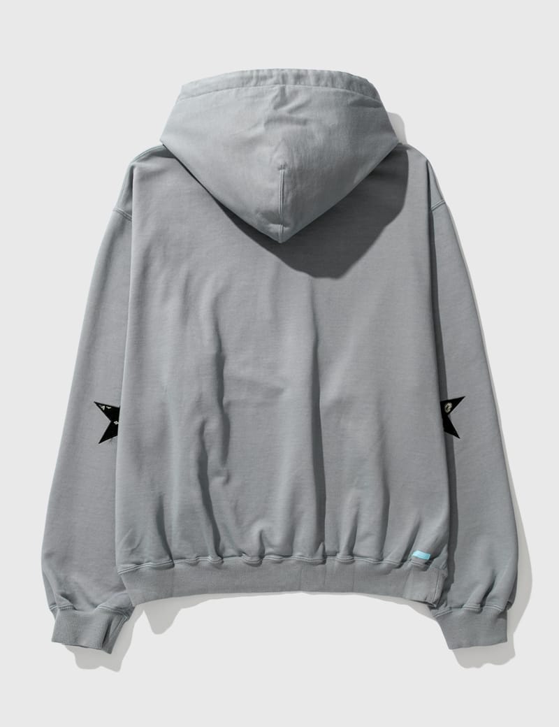 SOPHNET. - BANDANA STAR ELBOW PATCHED SWEAT HOODIE | HBX