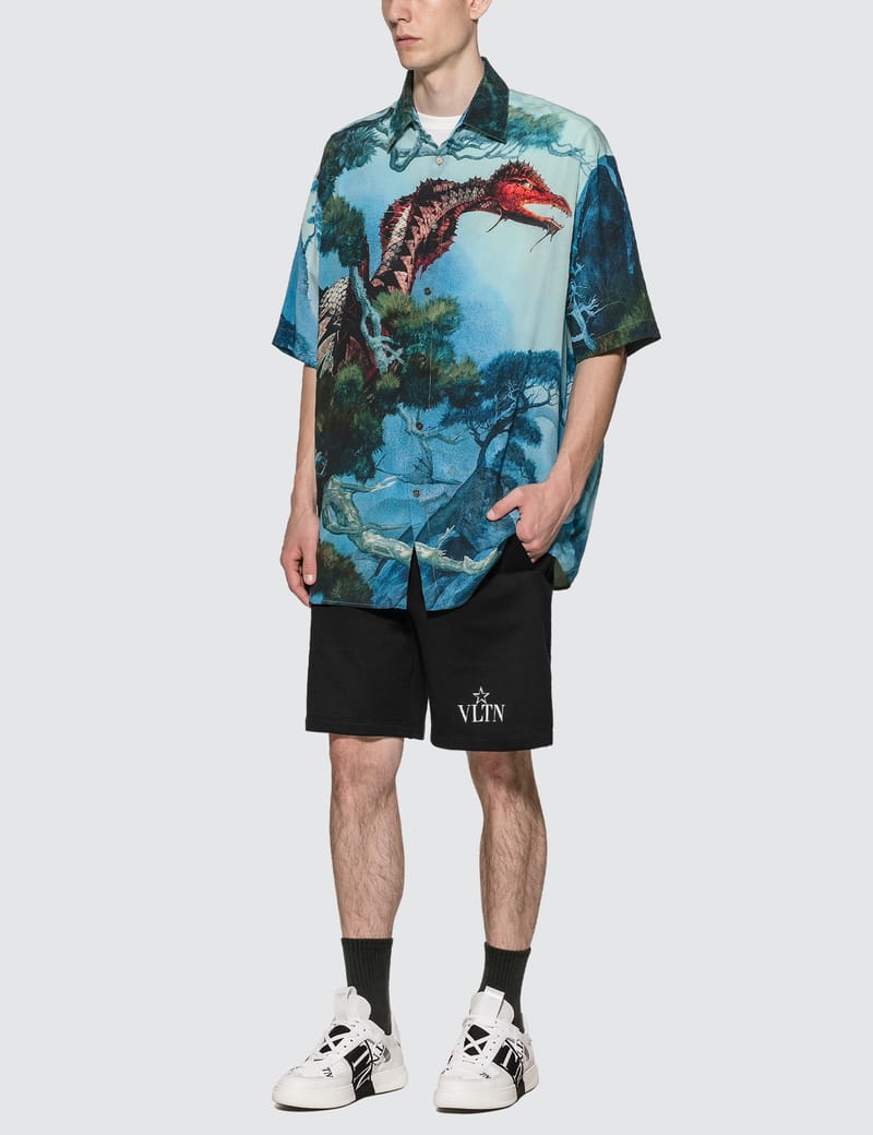 Valentino - Dragon Garden Silk Shirt | HBX
