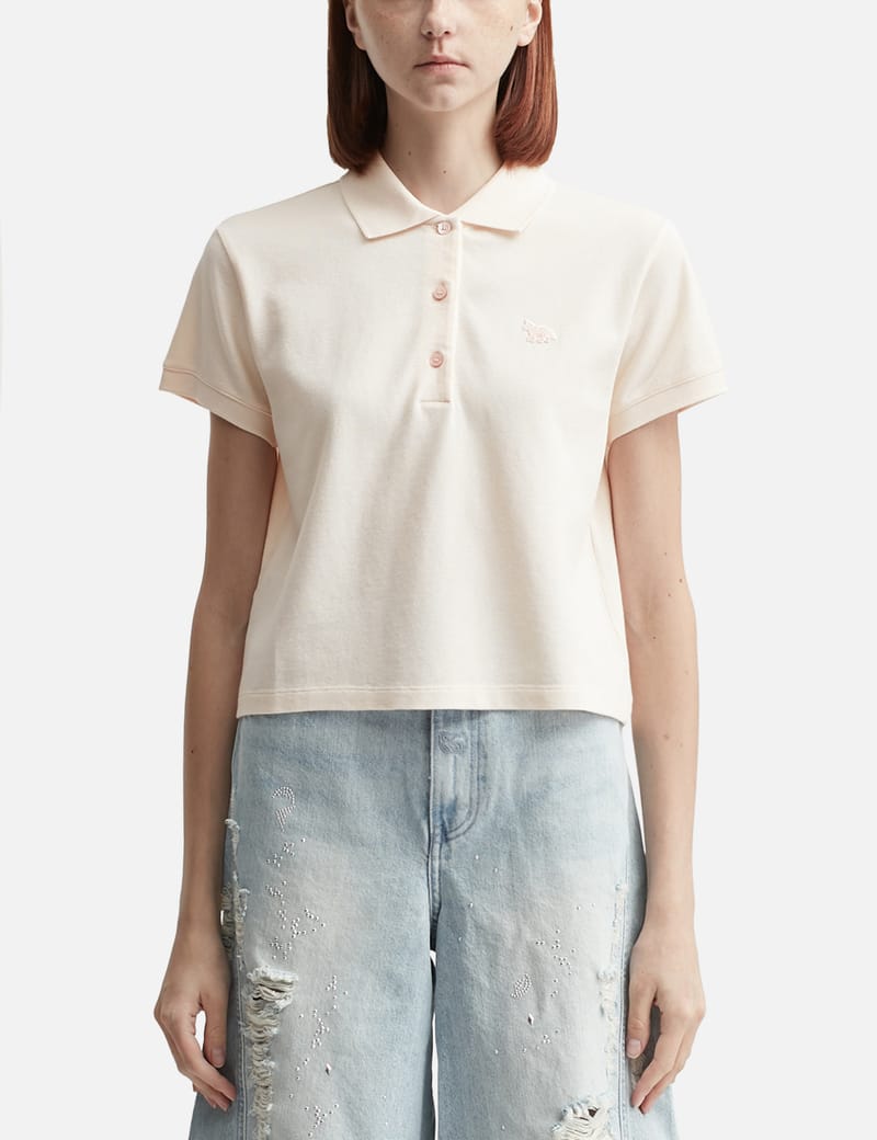 Maison Kitsuné - Baby Fox Cropped Polo | HBX