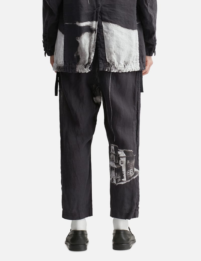 Undercover - UC1E4501-1 WOOL LINEN PANTS | HBX