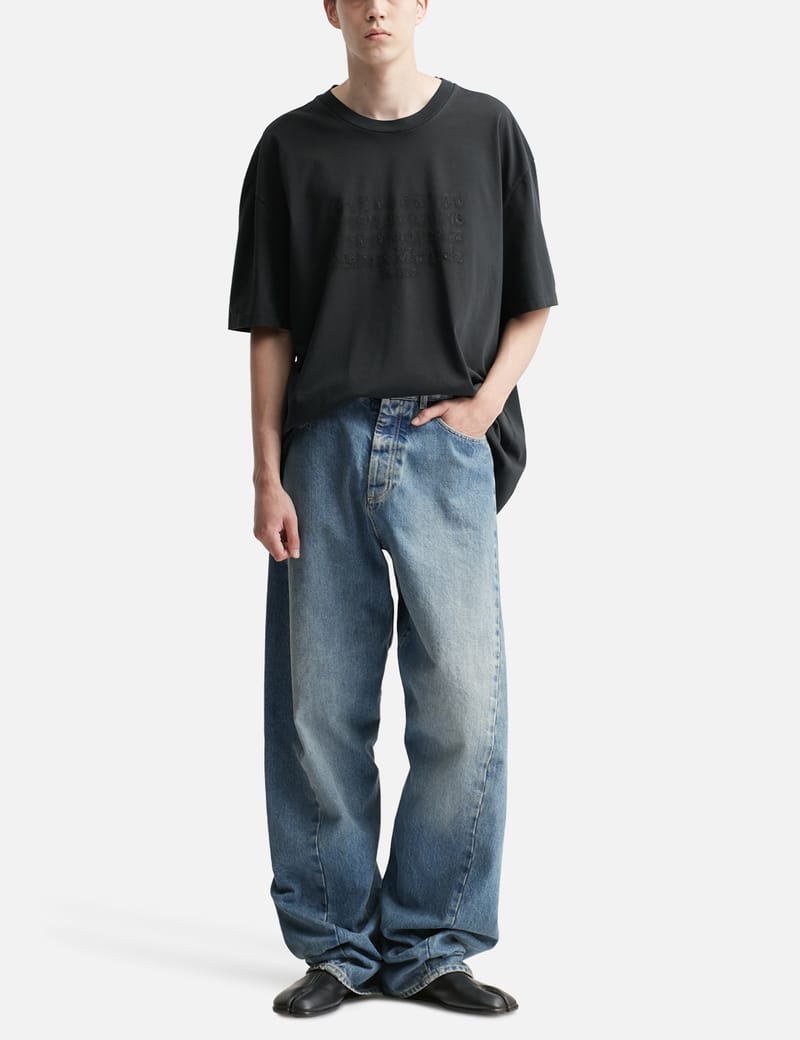Maison Margiela - Embroidered Logo T-Shirt | HBX - Globally Maison Margiela - Embroidered Logo T-Shirt | HBX - Globally