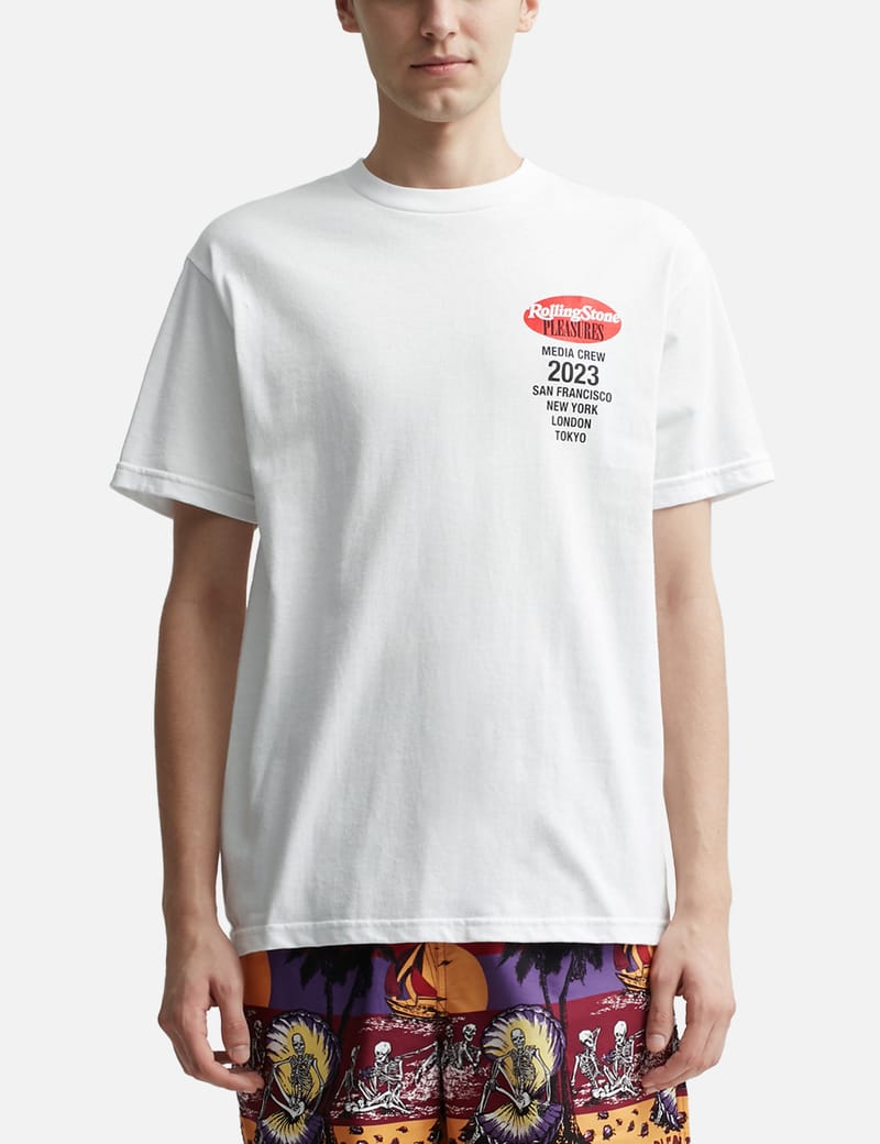 Pleasures - Rolling Stone T-shirt | HBX - Globally Curated Fashion