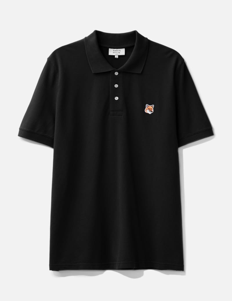 Maison Kitsuné - FOX HEAD PATCH REGULAR POLO | HBX