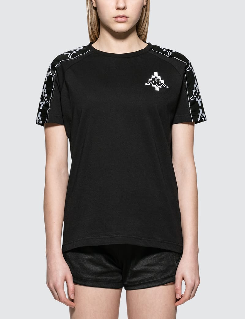 Marcelo Burlon Kappa Tape S S T Shirt HBX Globally Curated