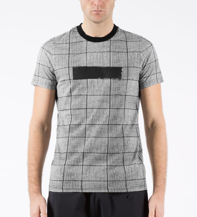 KRISVANASSCHE - Black/Grey Transfer Print T-Shirt | HBX KRISVANASSCHE - Black/Grey Transfer Print T-Shirt | HBX