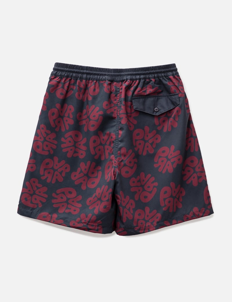 By Parra - 1976 LOGO SWIM SHORTS | HBX - Globally Curated Fashion