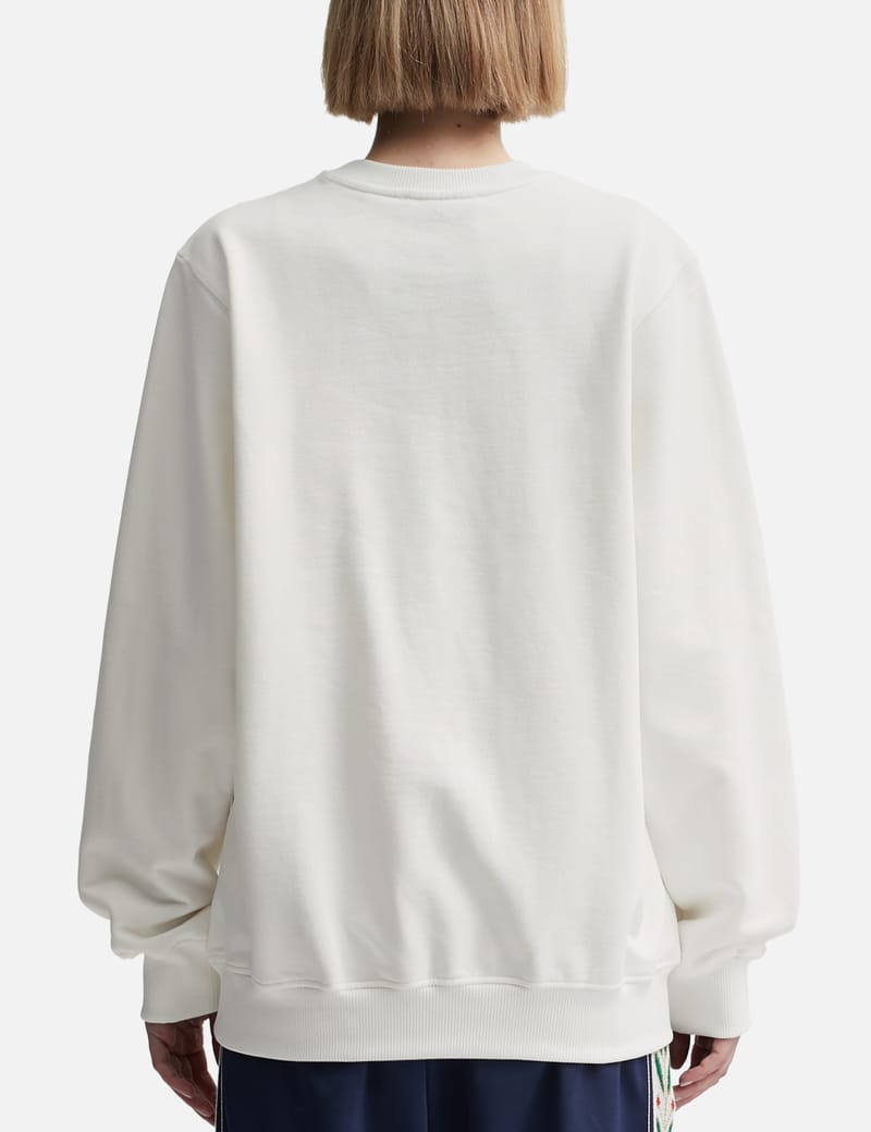 【関税込み】Casablanca ホワイト Le Jeu ジップアップセーター Casablanca - Le Jeu Sweater | HBX - Globally Curated Fashion