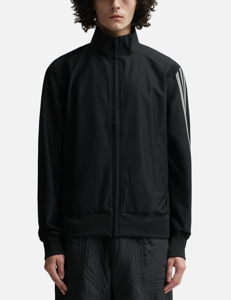 Y-3 - Y-3 3-STRIPES REFINED WOOL TRACK TOP | HBX - Globally