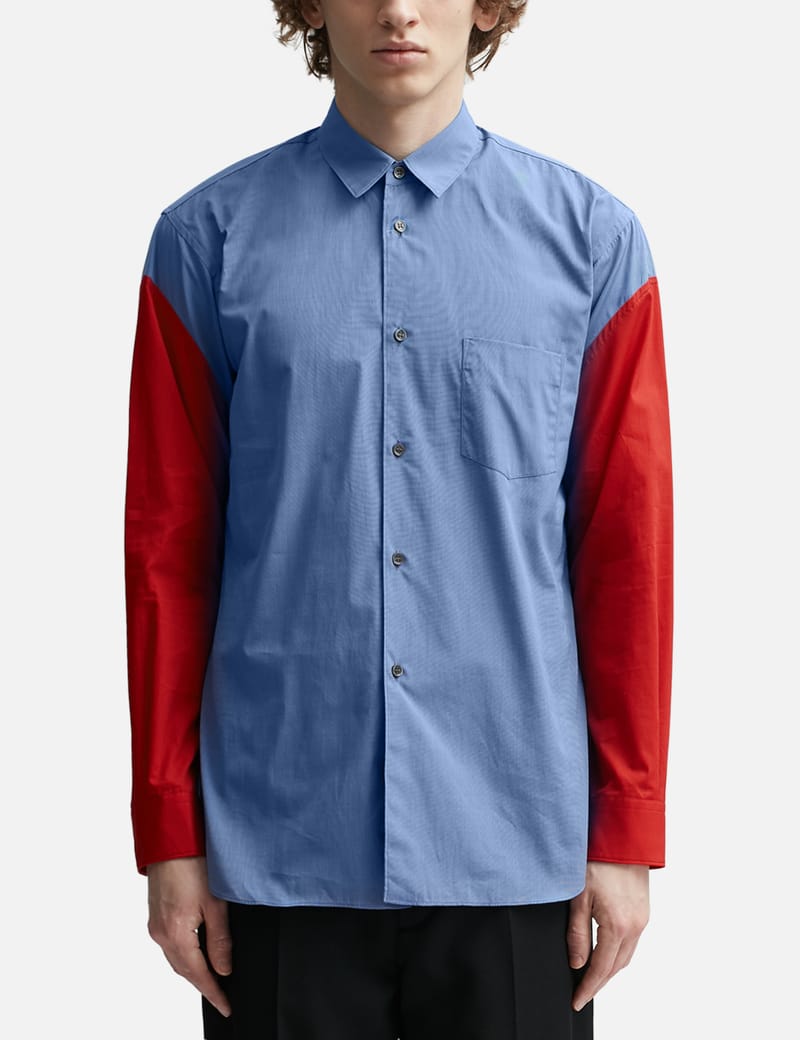 【COMME DES GARCONS】 MULTICOLOUR COTTON SHIRT Comme des Garçons // SHIRT Blue & Multicolour Plaid Shirt