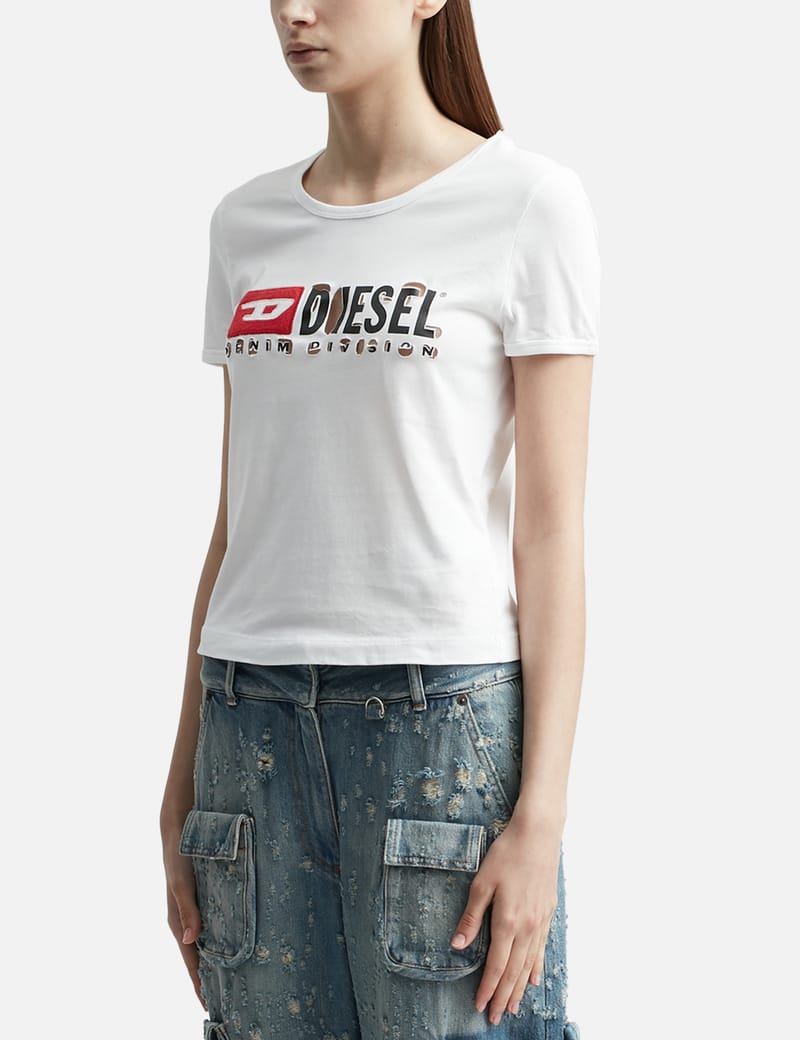 Diesel T uncutie divstroyed T shirt HBX Globally Curated