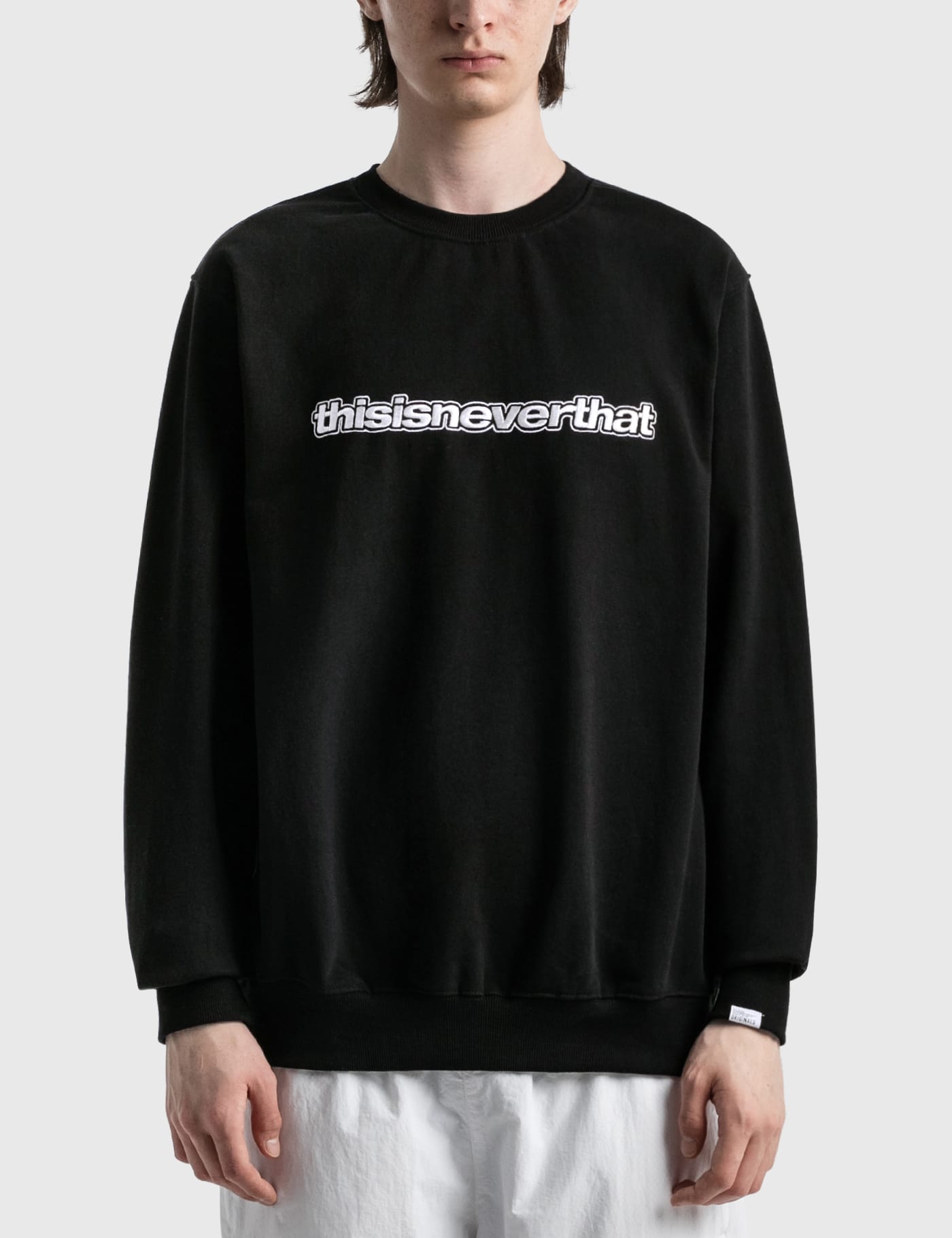 Thisisneverthat - Thisisneverthat Logo Crewneck | HBX - Globally Curated  Fashion and Lifestyle by Hypebeast