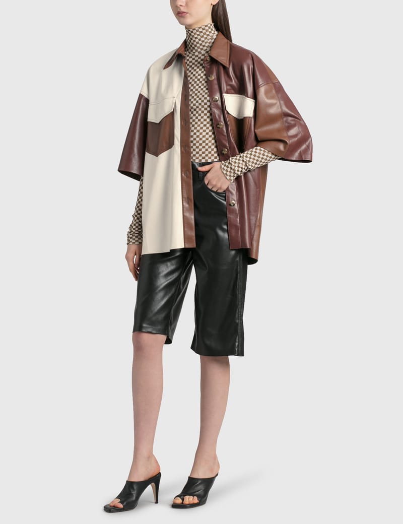 Nanushka - Roque Leather Shirt | HBX - Globally Curated