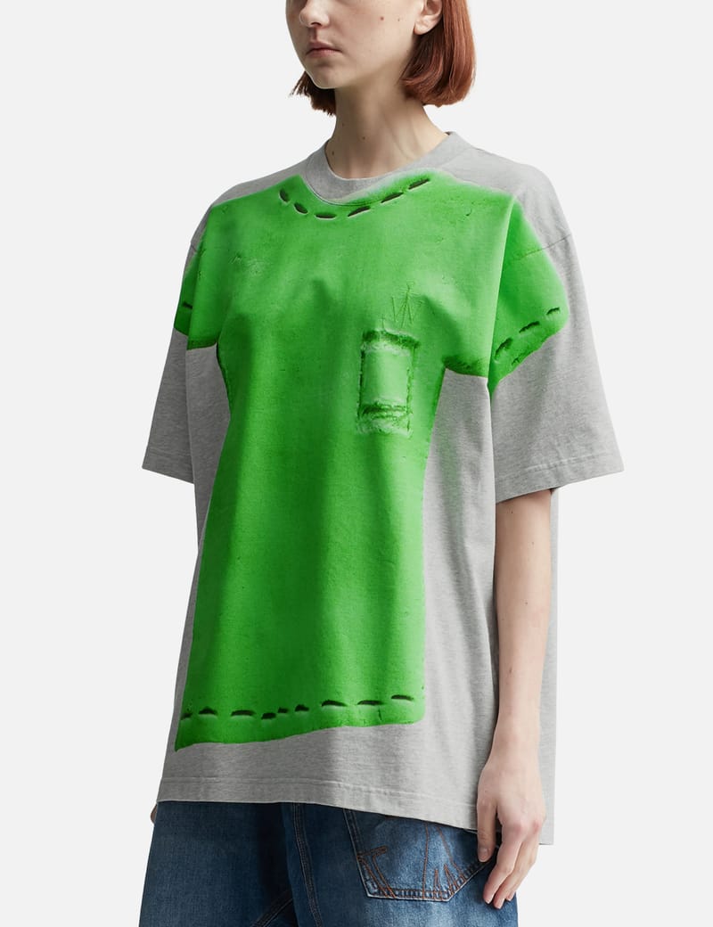 JW Anderson - CLAY TROMPE L'OEIL PRINT T-SHIRT | HBX
