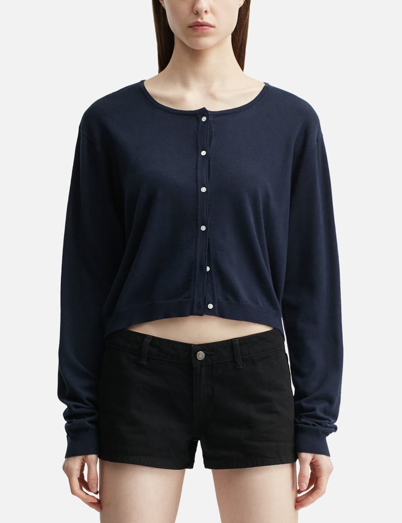 Glowny G Classic Loose Fit Cardigan - Relaxed wool-blend cardigan
