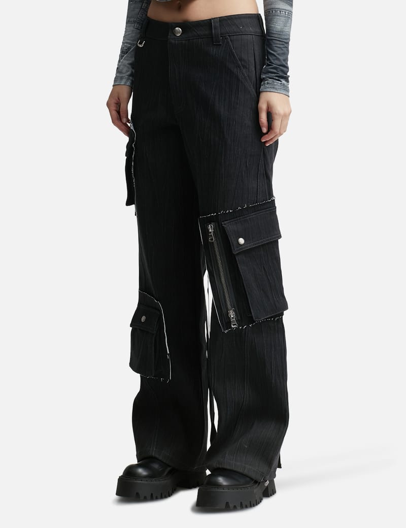 ファッション通販 ムリナ - Bell Andersson クリンクル HBX | カーゴパンツ デニム パンツ