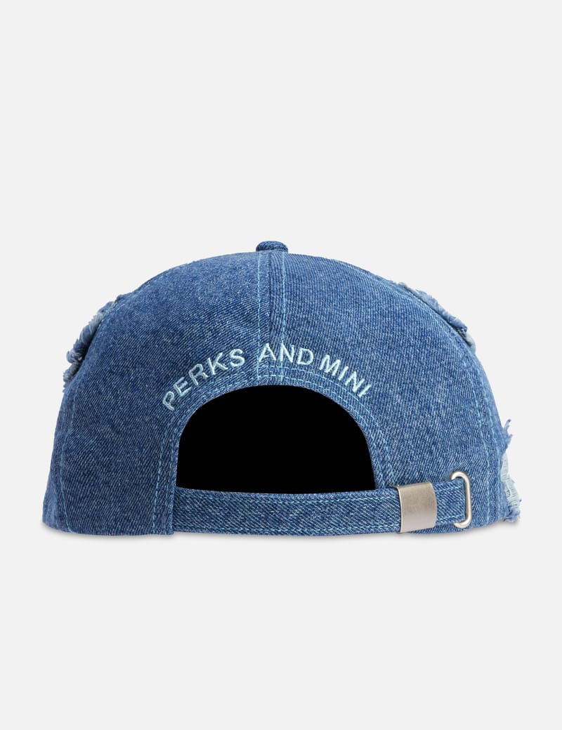 Perks and Mini - Locke Denim Applique Baseball Cap | HBX
