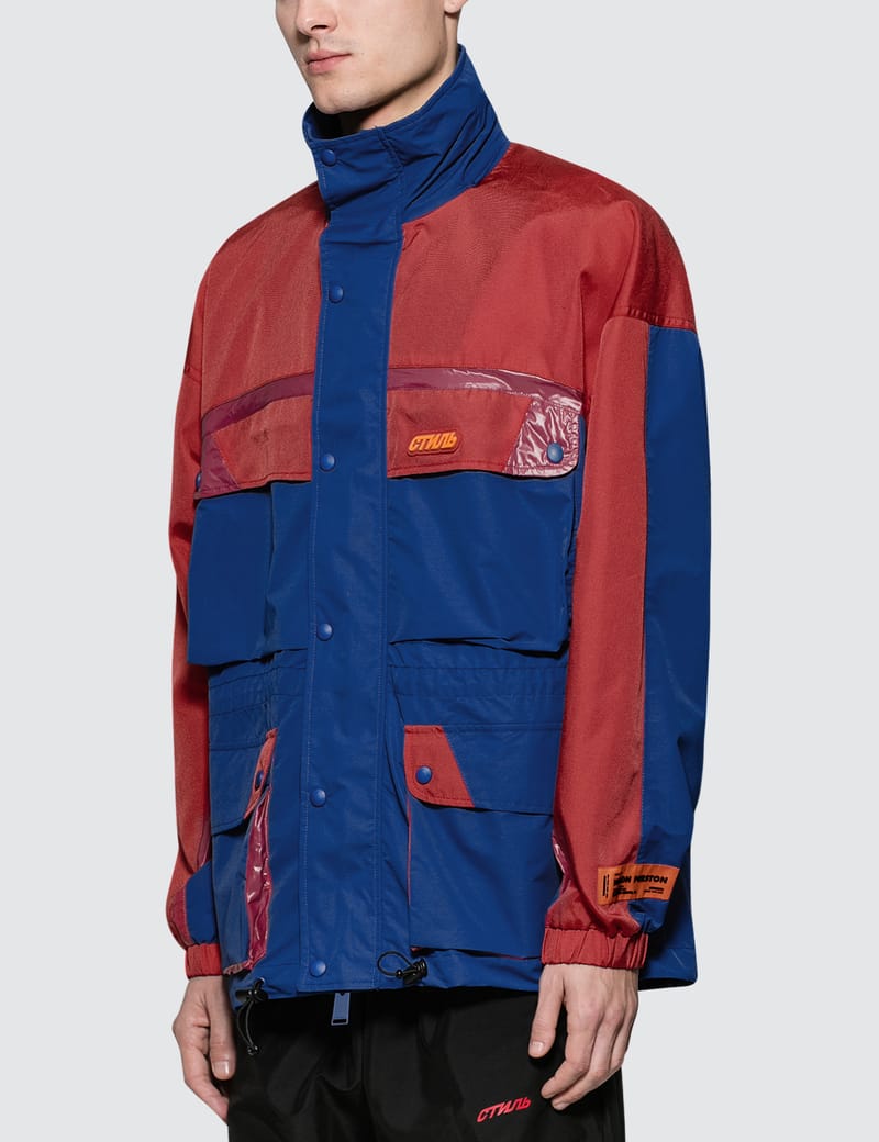 HERON PRESTON® - Nylon Multicolor Hooded Jacket | HBX - Globally