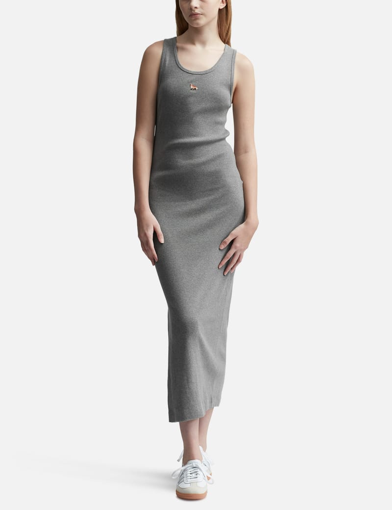 Maison Kitsuné - Baby Fox Ribbed Tank Dress | HBX - Globally