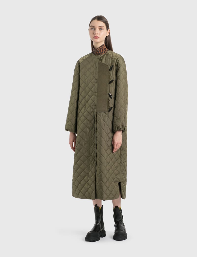 Ganni - Recycled Ripstop Quilt Coat | HBX - Globally Curated