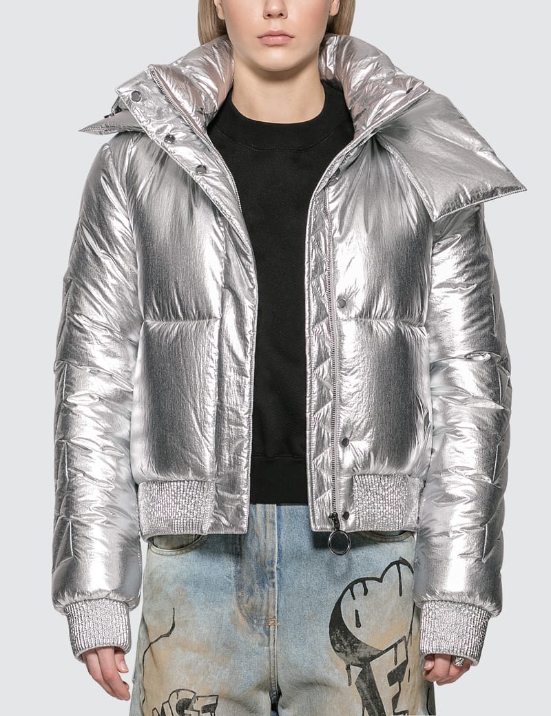 Off white silver on sale jacket