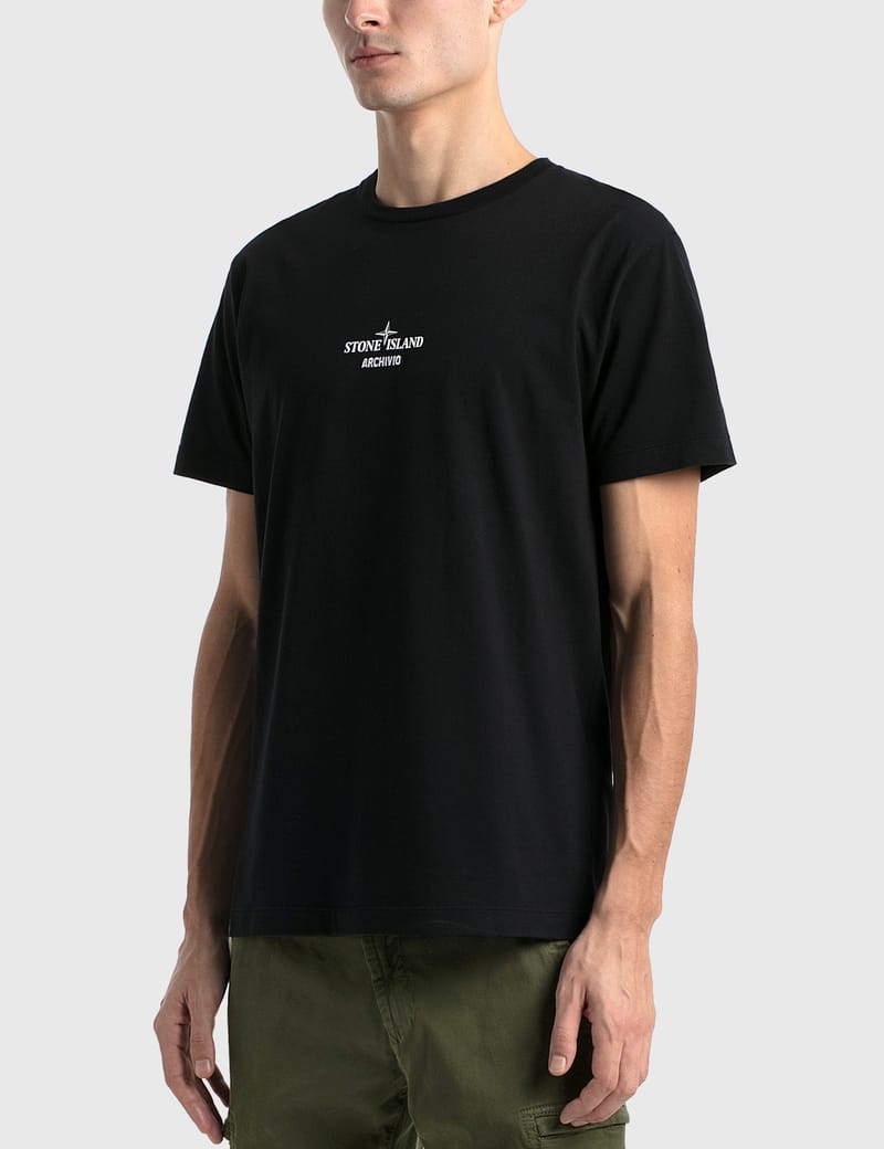 s*x様 90s archive STONE  ブラックフェード短丈 Stone Island - Archive T-Shirt | HBX