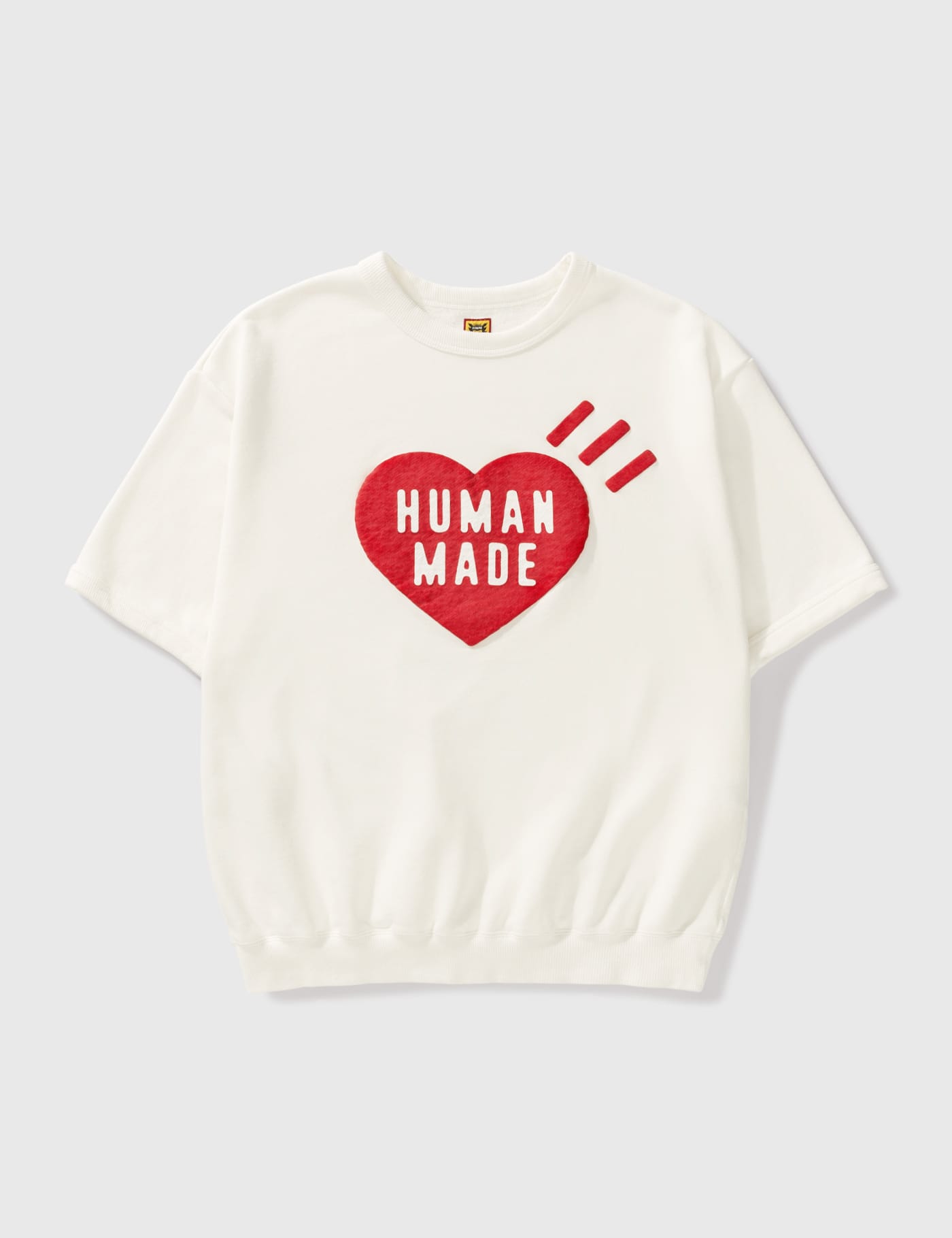 Human Made - ハート ロゴ 半袖 スウェットシャツ | HBX - ハイプ ...