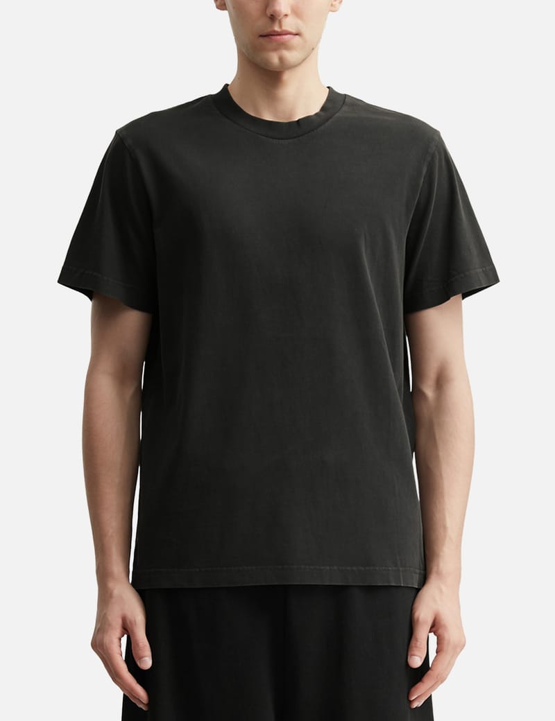 Entire Studios Box Crew Washed Black - Heavyweight organic cotton