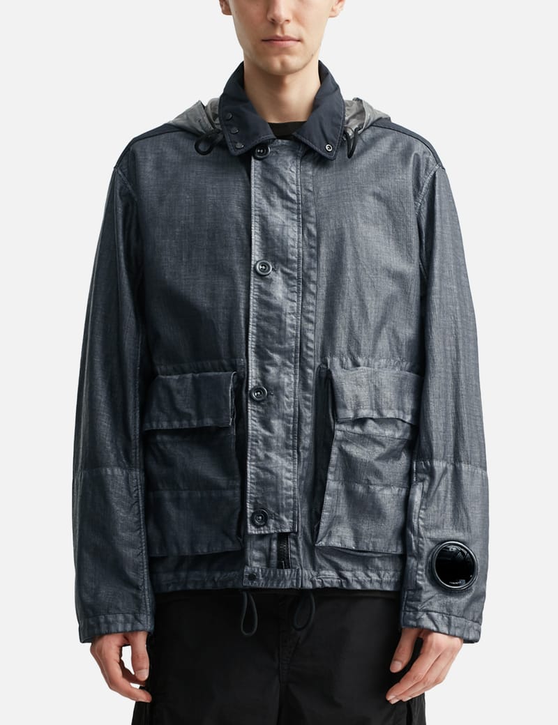 ジャケット・アウター CINI 4pocket over coat Men's Hip Hop Street Jacket Coat Retro Color Block Jacket