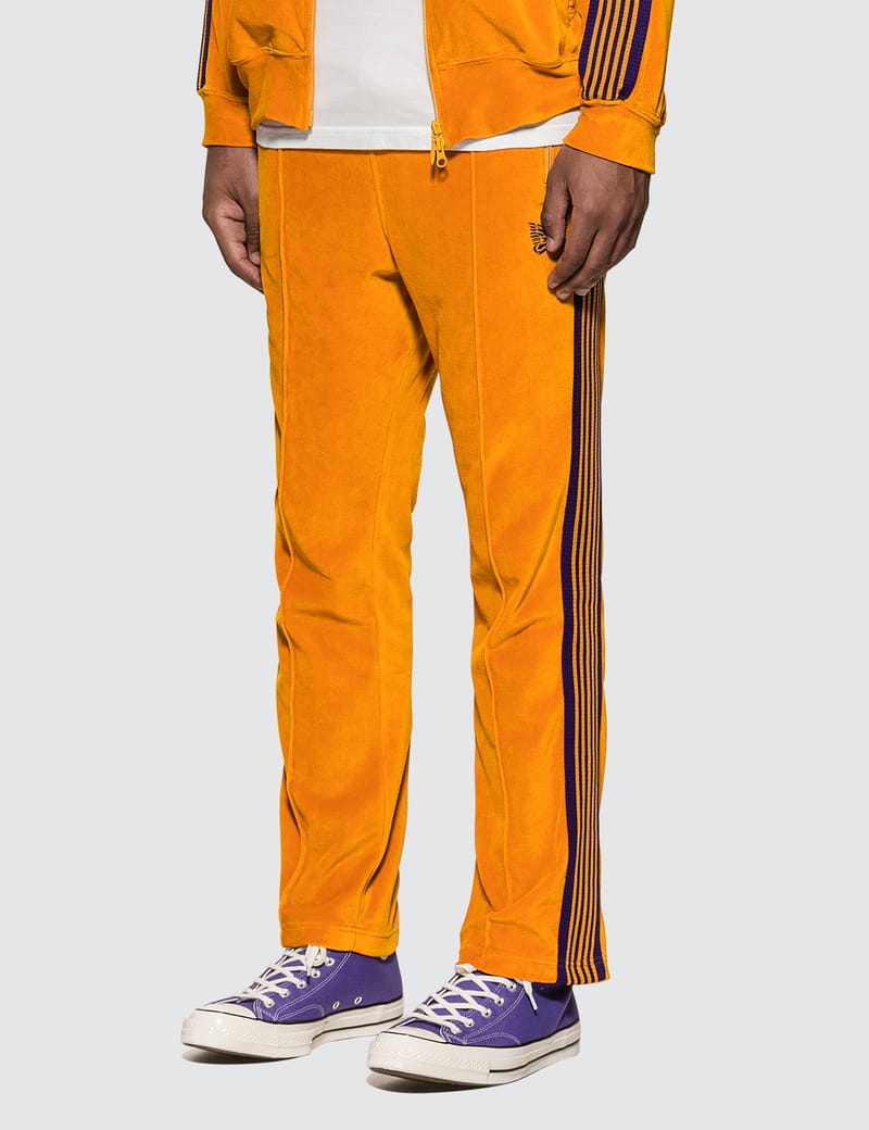 ニードルズ - C/PE Velour Narrow Track Pants | HBX