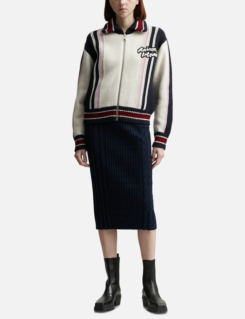 Maison Kitsuné - Knitted College Blouson | HBX