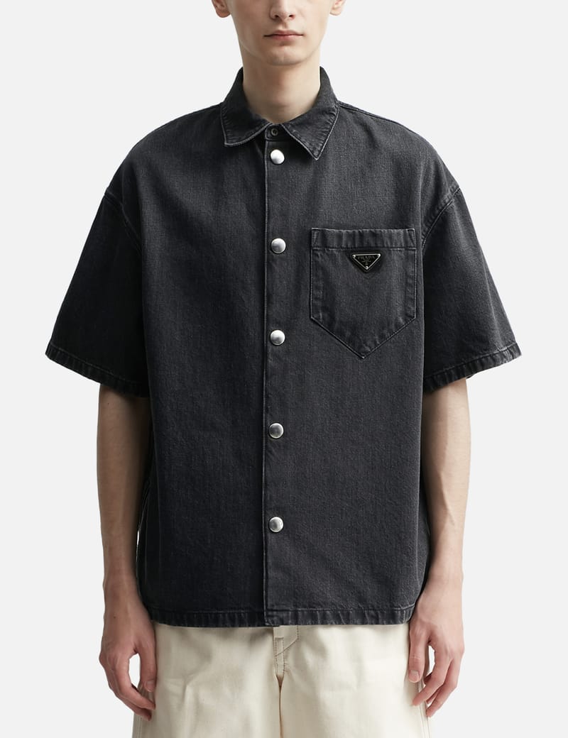 Prada - Denim Shirt | HBX - Globally Curated Fashion and Lifestyle