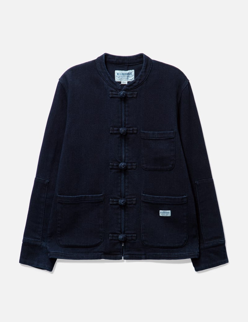 NEIGHBORHOOD - NEIGHBORHOOD CHINESE SUIT KF. SASHIKO JACKET | HBX