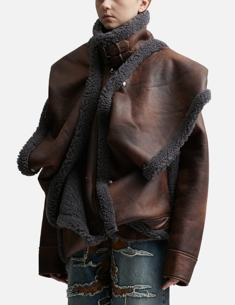 Y/PROJECT - Snap Off Panel Hood Aviator Jacket | HBX