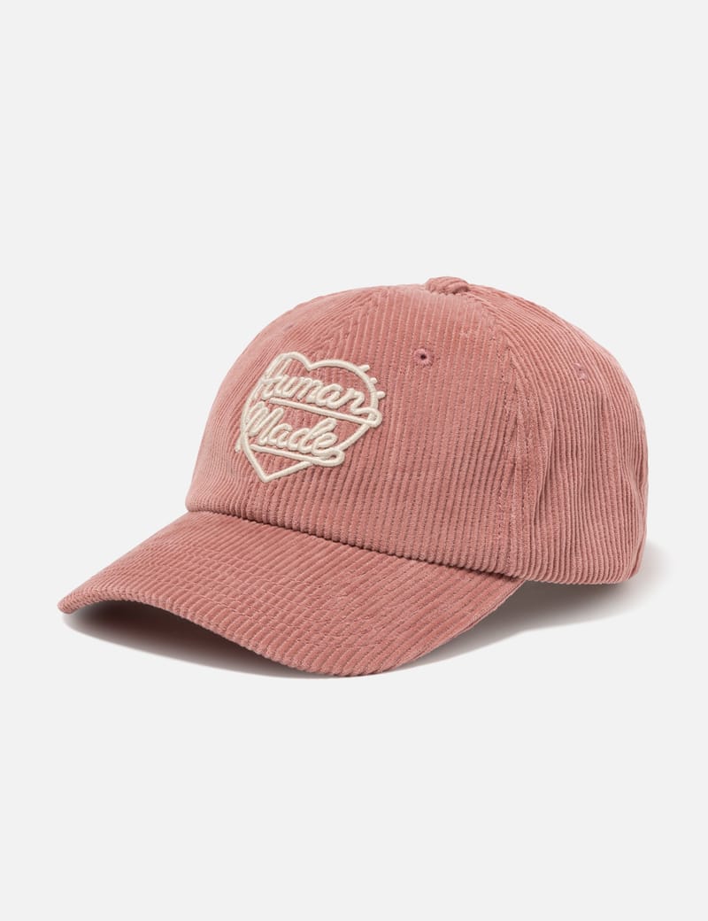 帽子 HUMAN MADE 6Panel Corduroy Cap Pink Human Made 6 Panel Corduroy Cap - Pink corduroy cap with