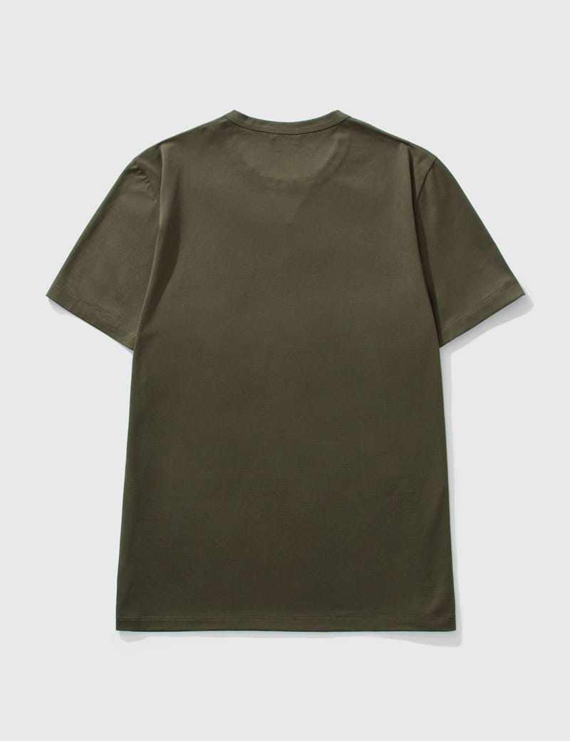 Tシャツ・カットソー MONCLER Men T Shirts 8C0000389AB9 816 GREEN Moncler logo-appliqué Cotton T-shirt | Green | FARFETCH