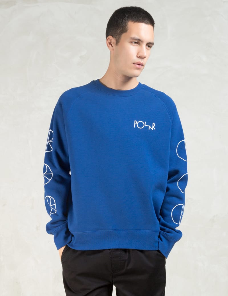 Polar Skate Co. - Blue Racing Sweatshirt | HBX - Globally Curated