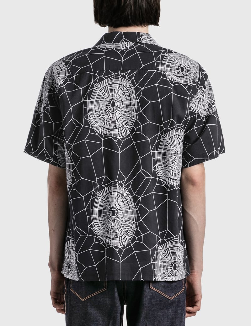 Bedwin & The Heartbreakers - Spider Web Open Collar Shirt | HBX